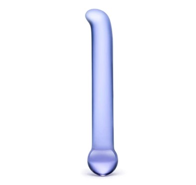 Szklane dildo - Glas Purple G-Spot Tickler